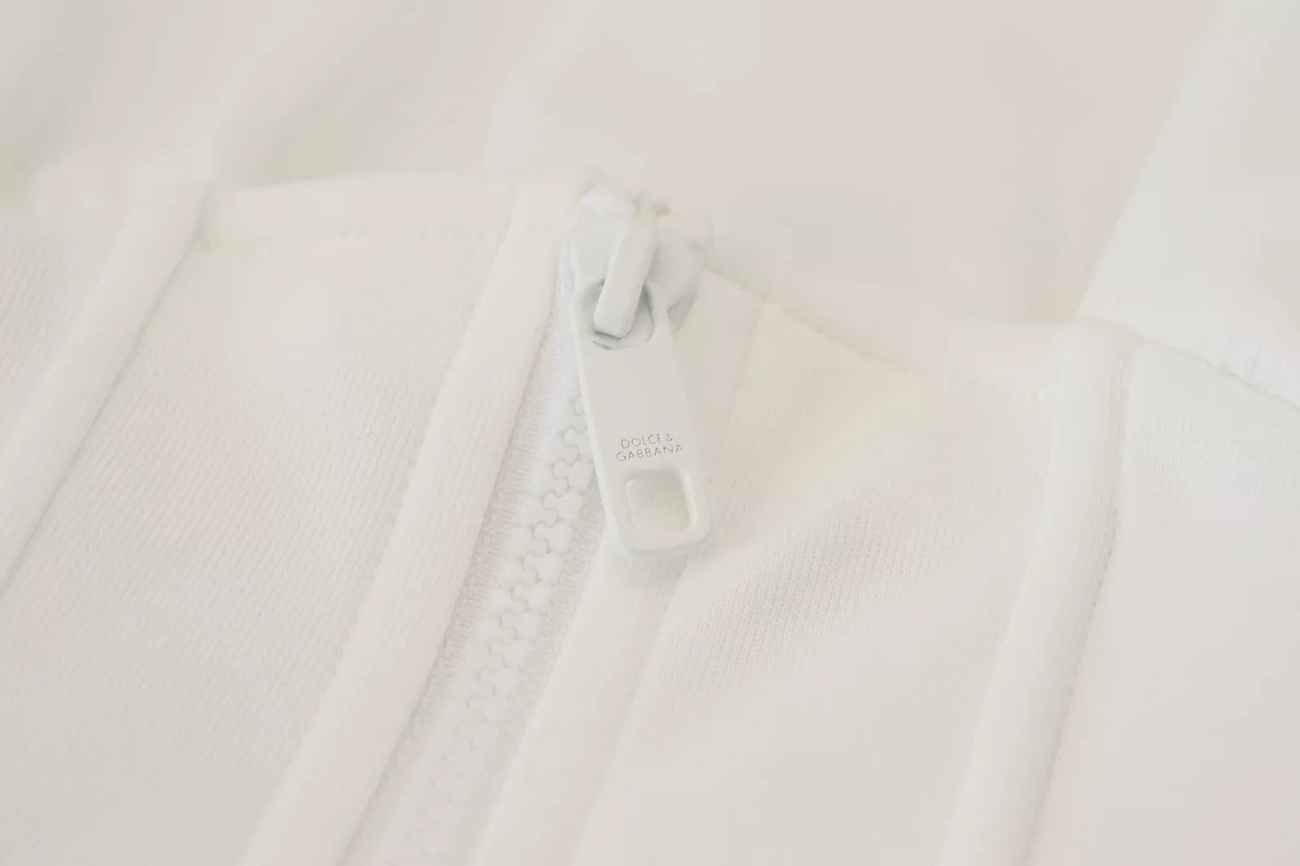 Dolce & Gabbana White Cotton Corset Stretch Top T-shirt