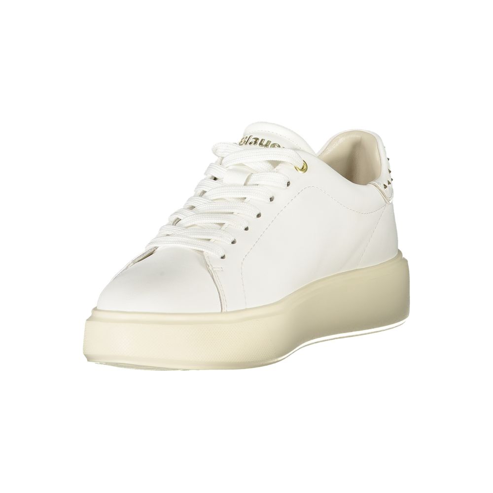 Blauer Bianco Polyurethan Damen-Sneaker