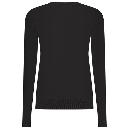 Norwegen 1963 Schwarzer Viskose-Damenpullover