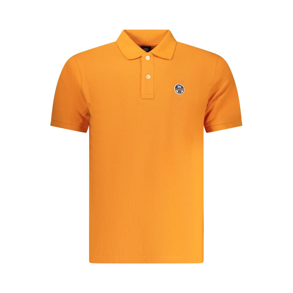 North Sails Arancione Cotton Men's Polo Shirt