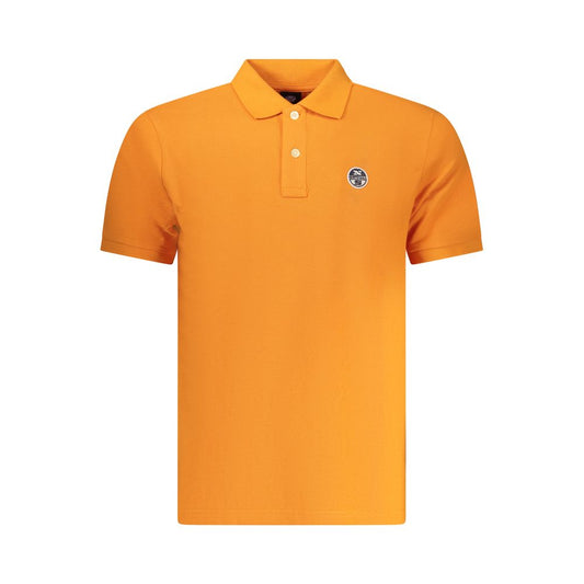 North Sails Arancione Cotton Men's Polo Shirt