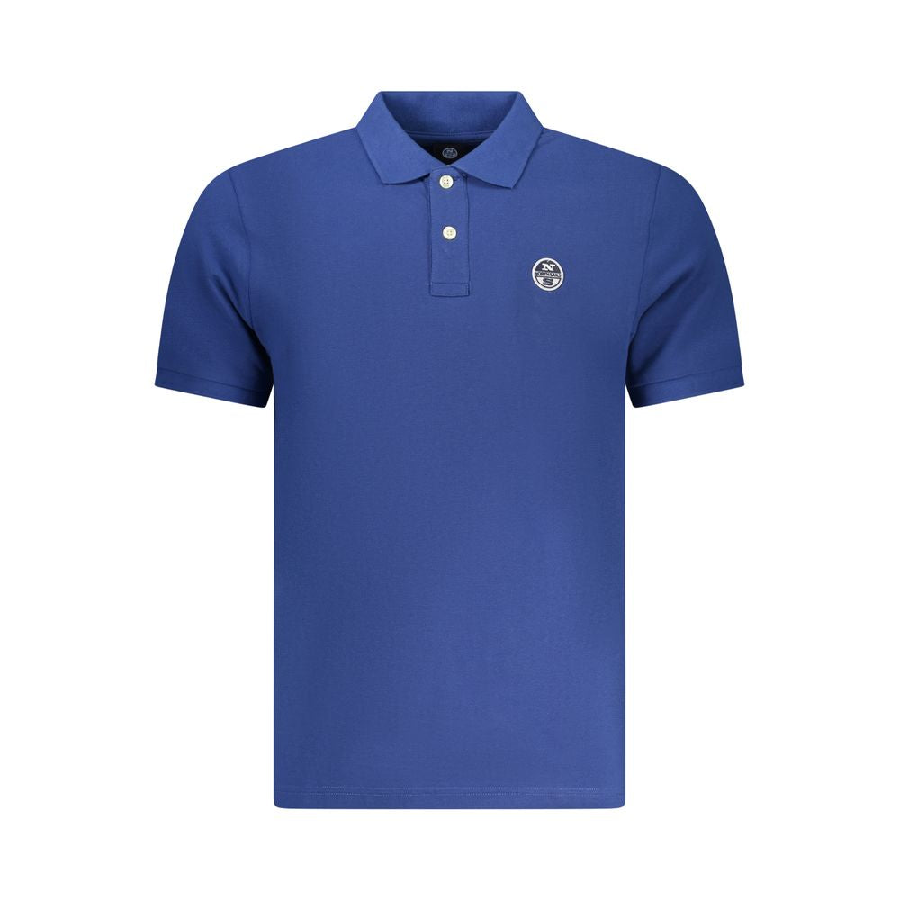 North Sails Blu Cotton Men's Polo Shirt