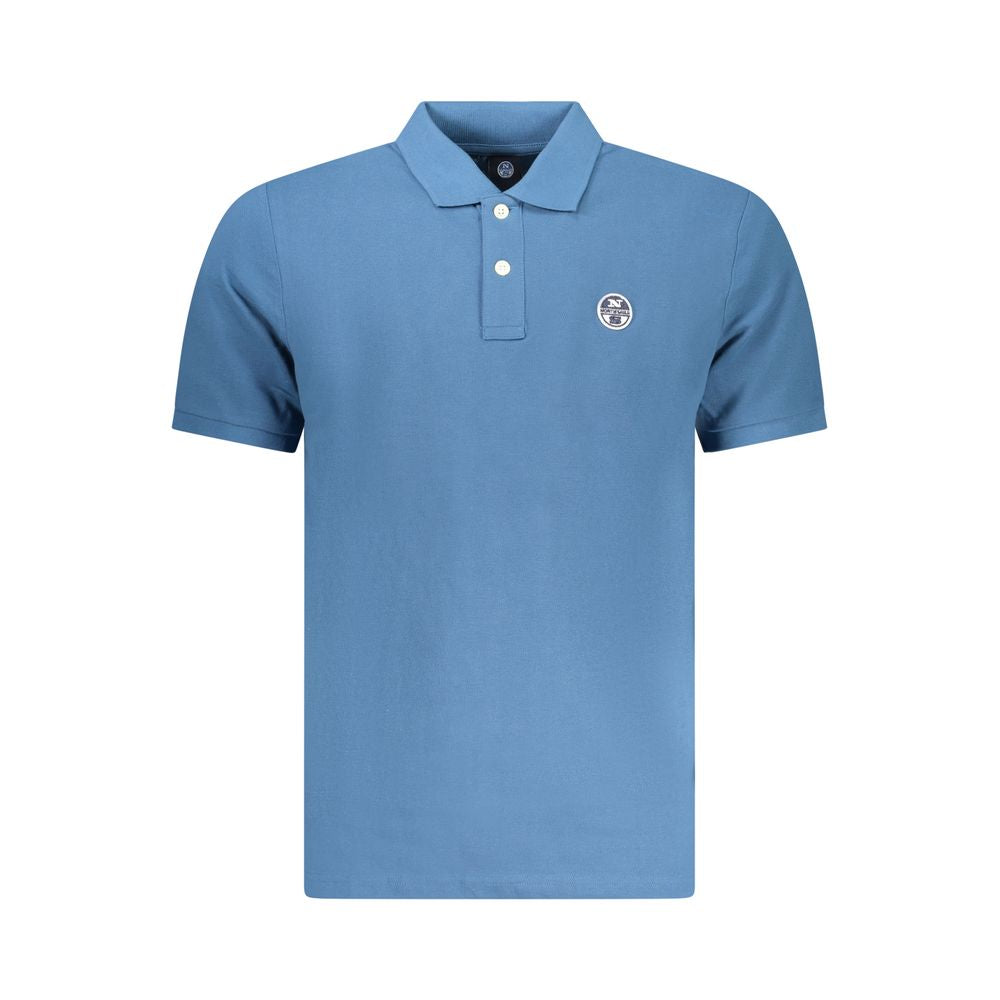 North Sails Blue Cotton Men's Polo Shirt