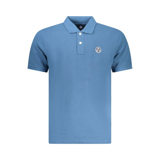 North Sails Blue Cotton Men's Polo Shirt