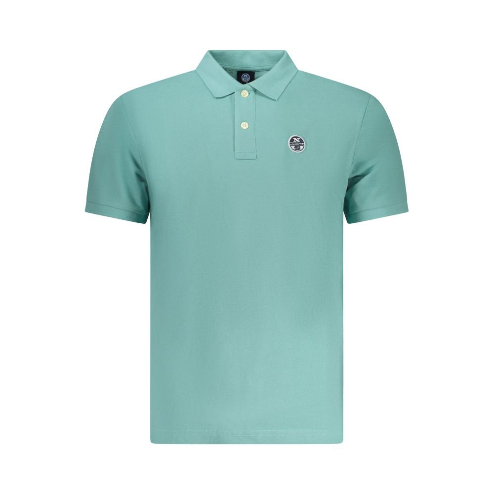North Sails Azzurro Cotton Men's Polo Shirt