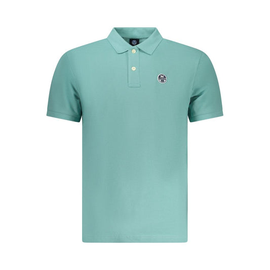 North Sails Azzurro Cotton Men's Polo Shirt