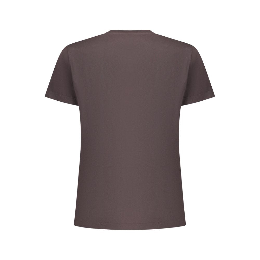 Pepe Jeans Brown Cotton Women T-Shirt