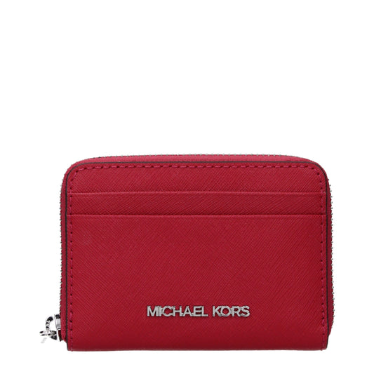 Michael Kors Red Leather Wallet