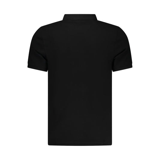 North Sails Black Cotton Men's Polo Shirt