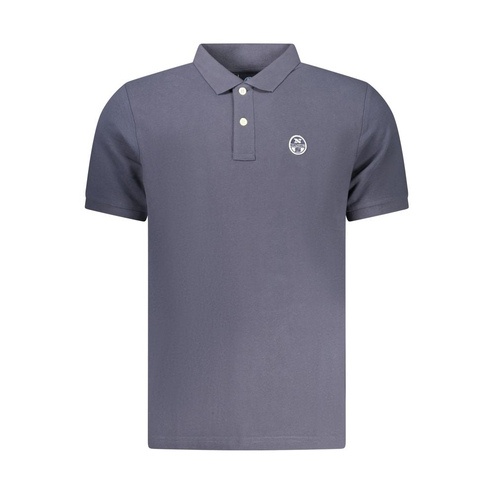 North Sails Blue Cotton Men's Polo Shirt