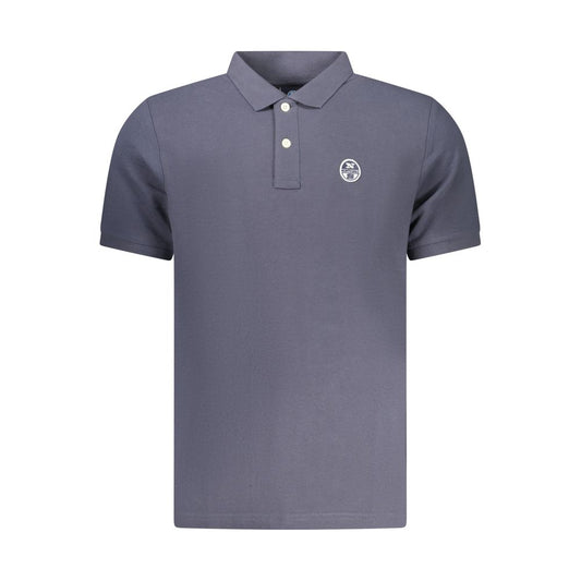 North Sails Blue Cotton Men's Polo Shirt