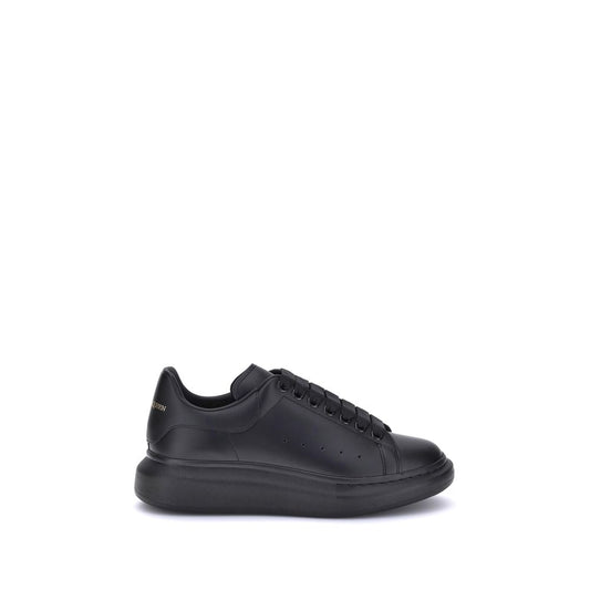 Alexander McQueen Black Leather Sneakers