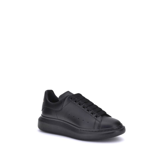 Alexander McQueen Black Leather Sneakers
