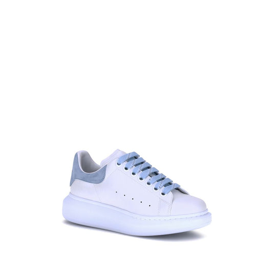 Alexander McQueen Blue Leather Sneakers