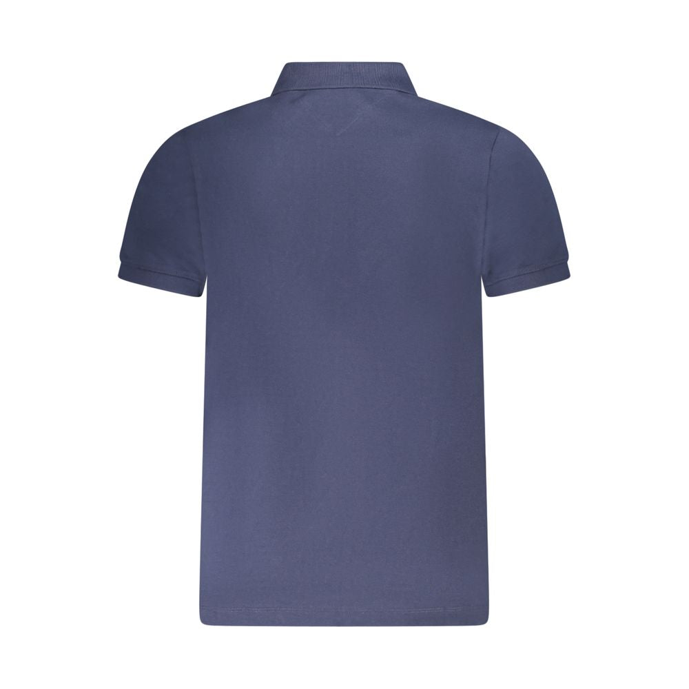 Tommy Hilfiger Blue Cotton Men Polo Shirt