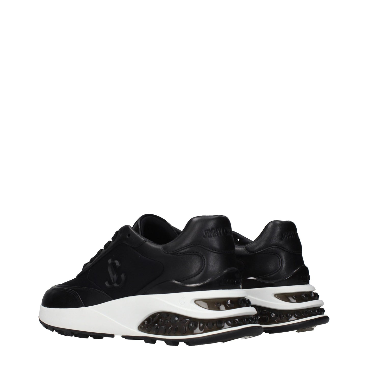 Jimmy Choo Schwarze Stoff-Athletic-Sneaker
