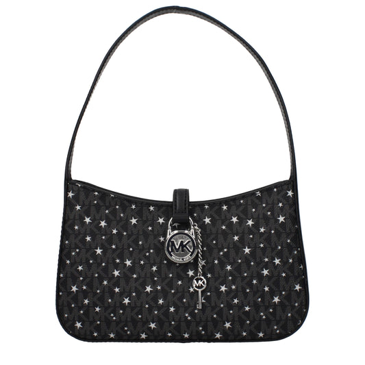 Michael Kors Black Fabric Handbag