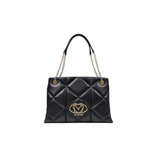 Love Moschino črna ročna torbica iz polietilena