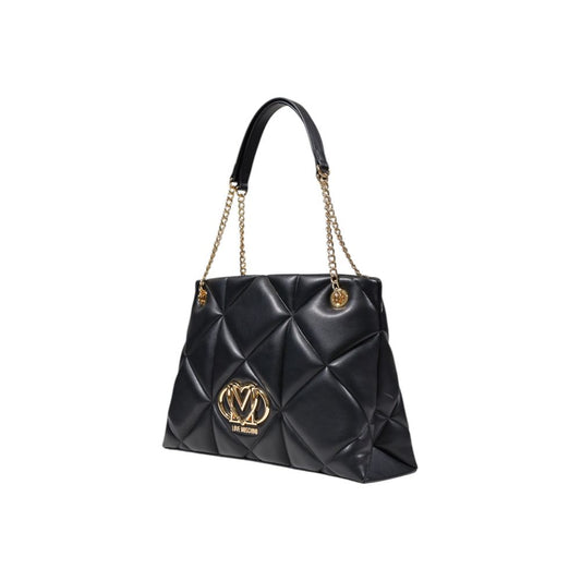 Love Moschino črna ročna torbica iz polietilena