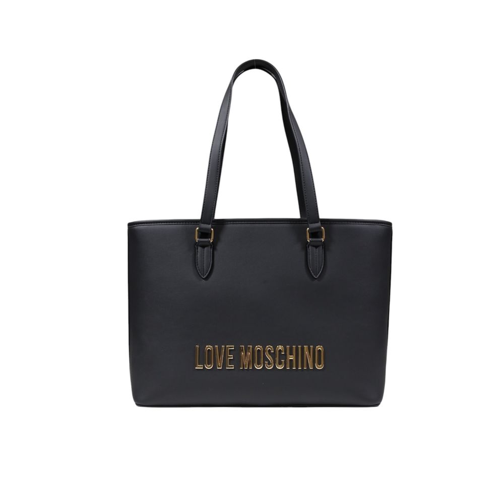 Love Moschino Bicolor-Handtasche aus Polyethylen