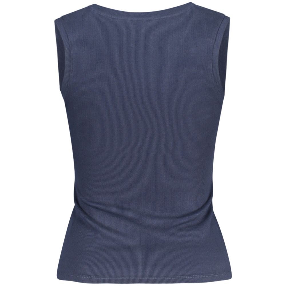 Tommy Hilfiger Blue Cotton Women's Tank Top Shirt