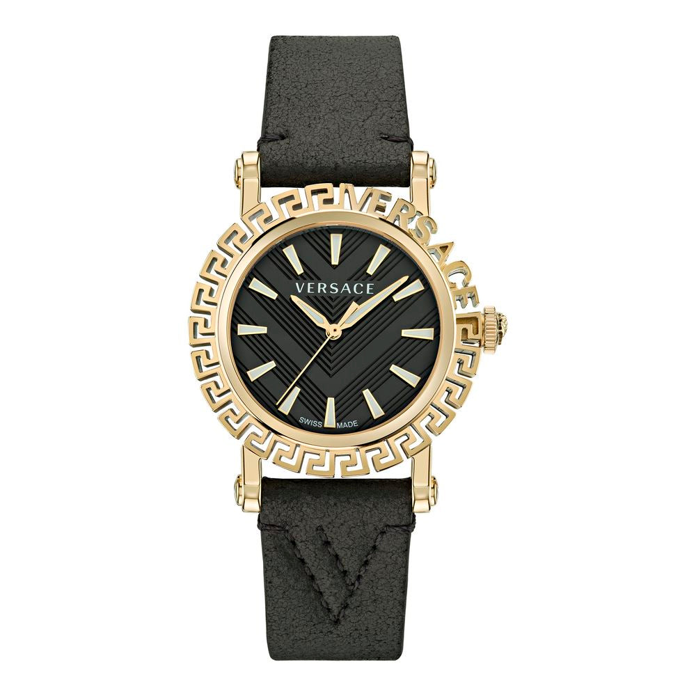 Versace Black Fur Watch