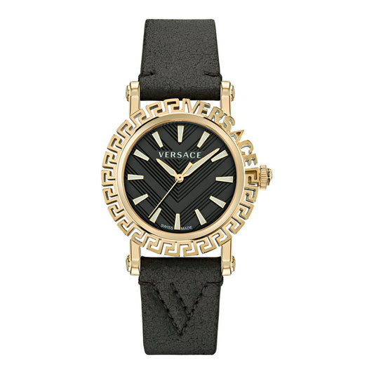 Versace Black Fur Watch