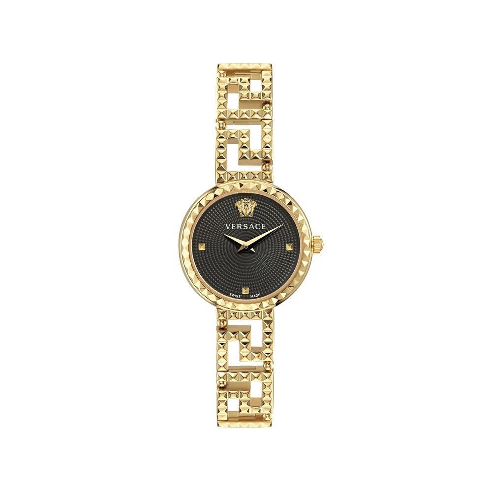 Versace Gold Stainless Steel Watch