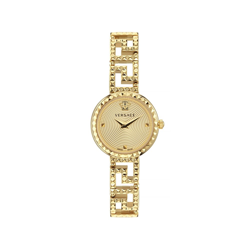 Versace Gold Stainless Steel Watch