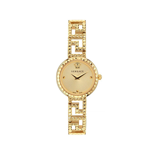 Versace Gold Stainless Steel Watch