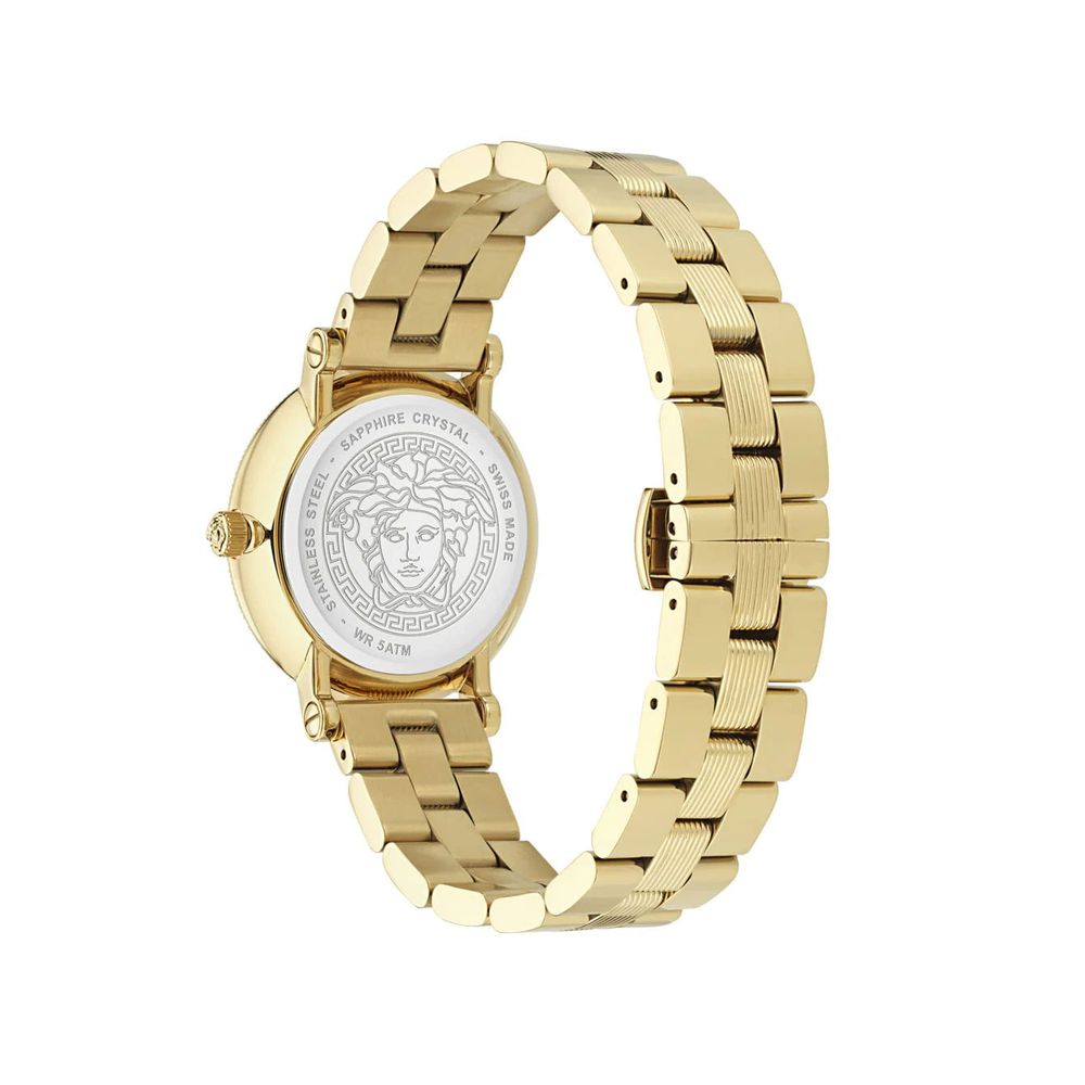 Versace Gold Stainless Steel Watch