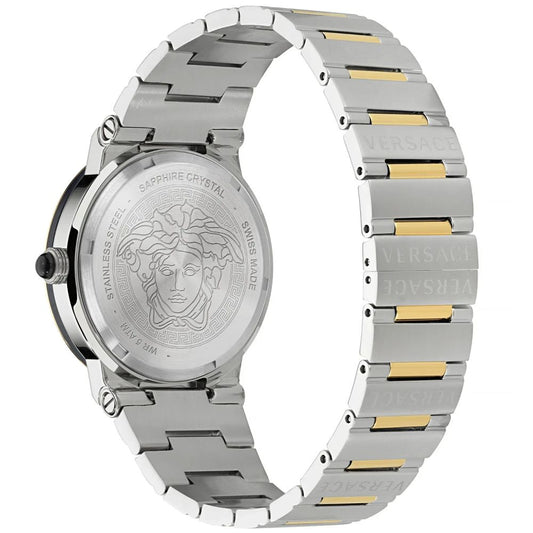 Versace Gray Stainless Steel Watch