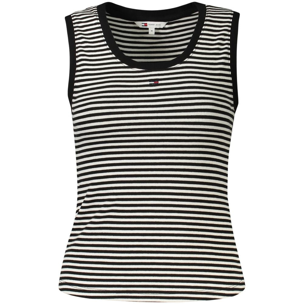 Tommy Hilfiger Black Cotton Women's Tank Top Shirt