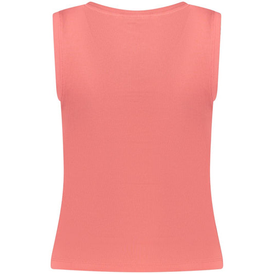 Tommy Hilfiger Pink Cotton Women's Tank Top Shirt