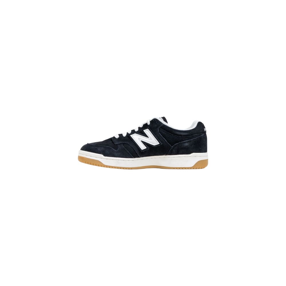 New Balance Schwarz-Weiße Leder-Sportschuhe