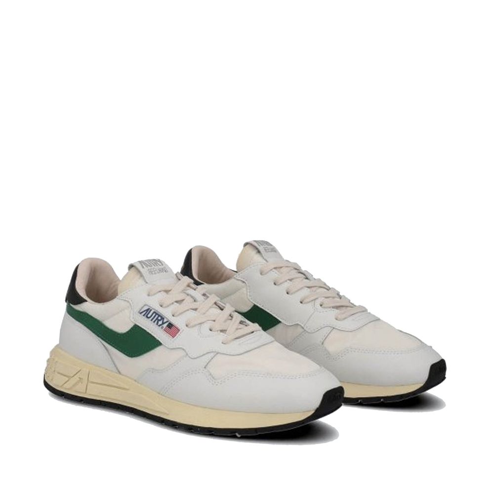 Autry White Leather Low Sneakers