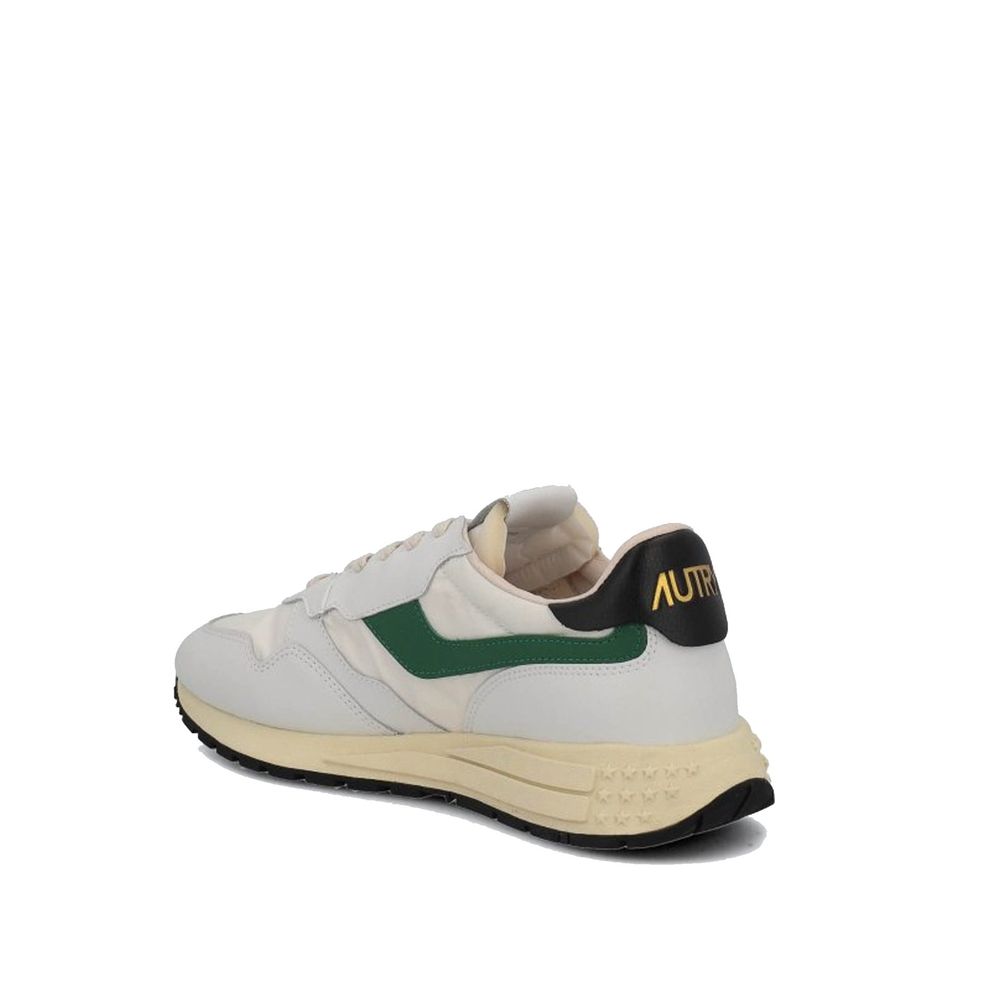 Autry White Leather Low Sneakers