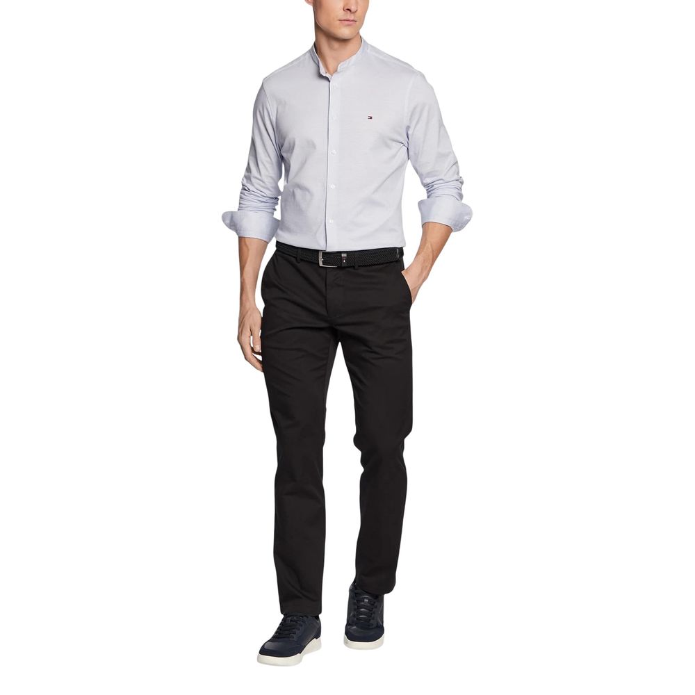 Tommy Hilfiger Black Cotton Casual Pants