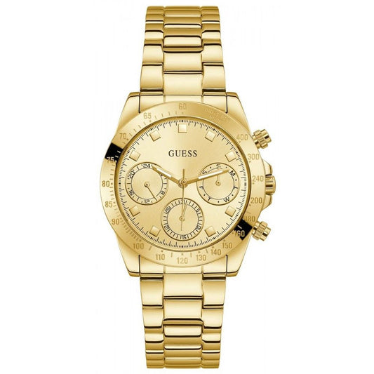 Guess Gold Stainless Steel Dress Watch