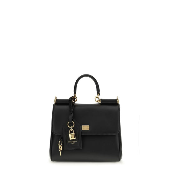 Dolce & Gabbana My Sicily Black Leather Handbag