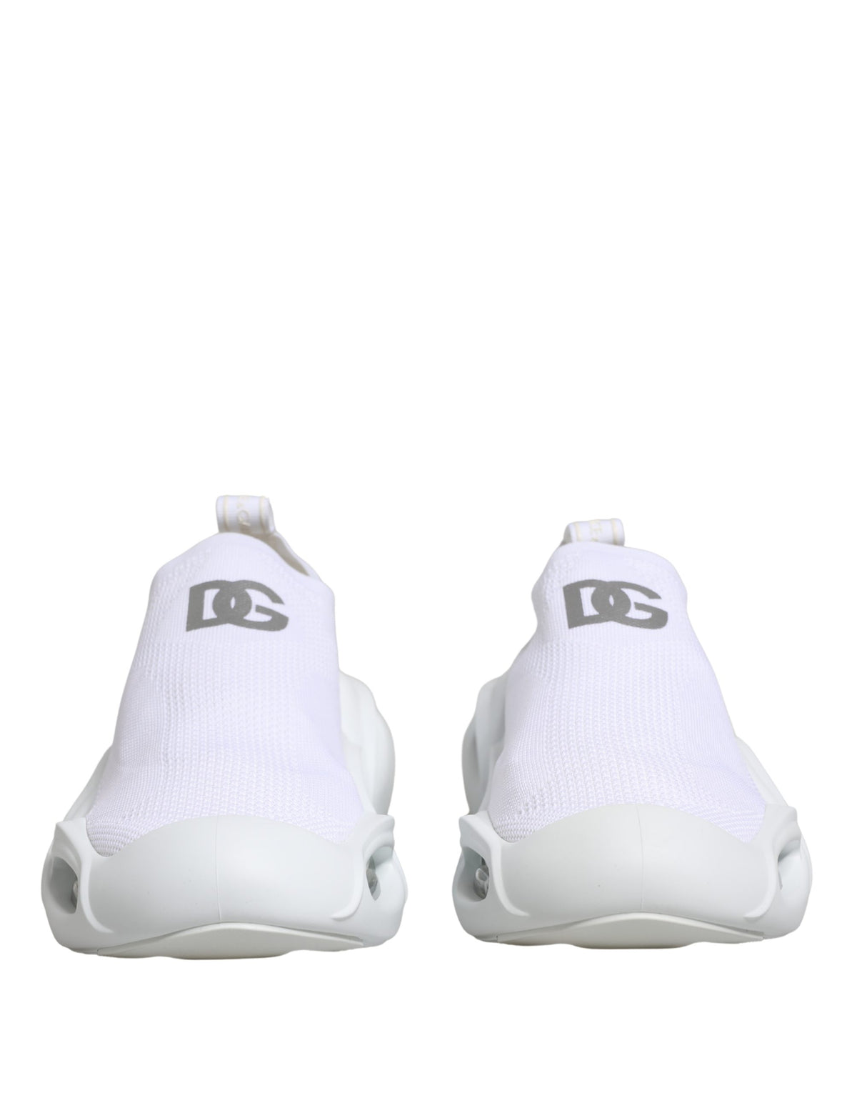 Dolce & Gabbana Weiße Slip-On Wave Low Top Sneaker Schuhe