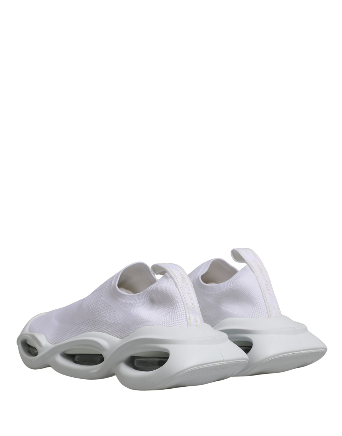 Dolce & Gabbana Weiße Slip-On Wave Low Top Sneaker Schuhe