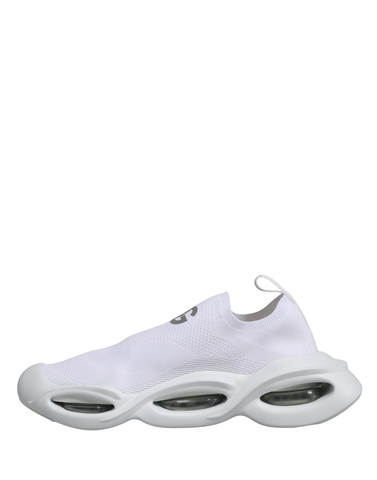 Dolce & Gabbana Weiße Slip-On Wave Low Top Sneaker Schuhe
