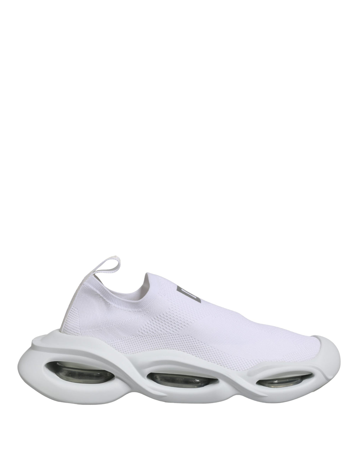 Dolce & Gabbana Weiße Slip-On Wave Low Top Sneaker Schuhe