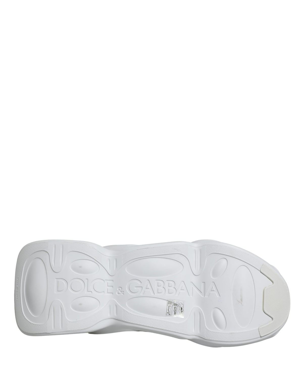 Dolce & Gabbana Weiße Slip-On Wave Low Top Sneaker Schuhe