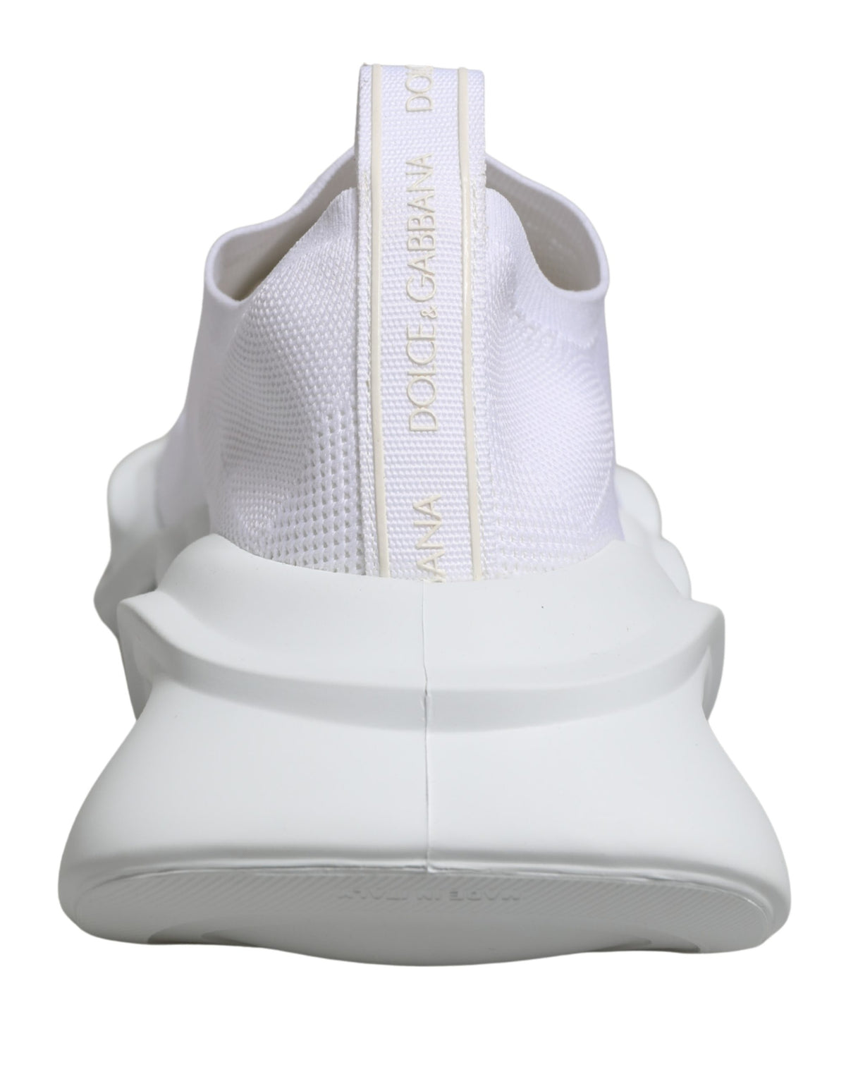Dolce & Gabbana Weiße Slip-On Wave Low Top Sneaker Schuhe