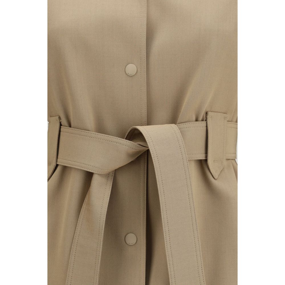 Max Mara Brown Wool Sleveless Jacket
