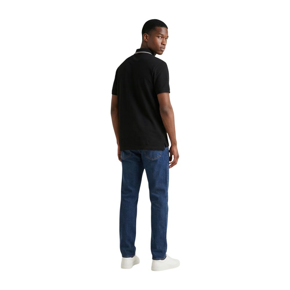 Colmar Originals Black Cotton Polos
