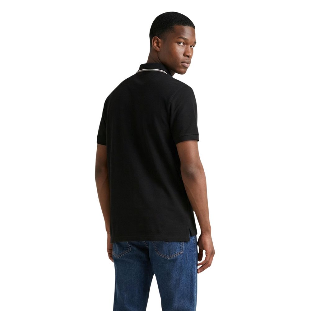 Colmar Originals Black Cotton Polos