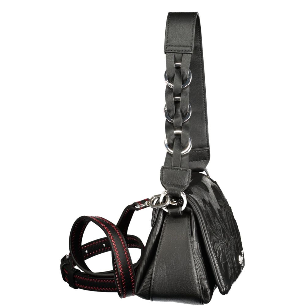 Desigual Black Polyurethane Handbag